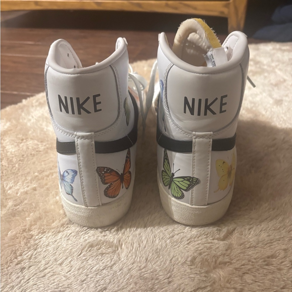 Nike White Butterfly Sneakers